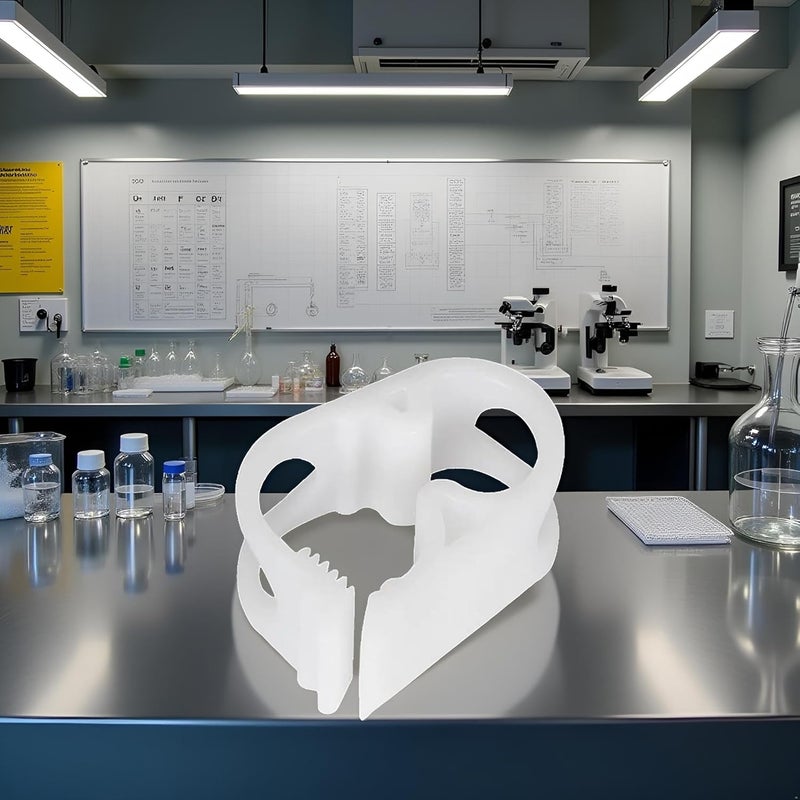 Bwexxt 10Pcs White Plastic Tubing Clamps 1/4" - 1/2" Adjustable Tube Clamp Laboratory Pinch Valve Flow Control Hose Clamp for Beer Bottle and Infusion Bottle Clamps Workholding Devices - Image 4